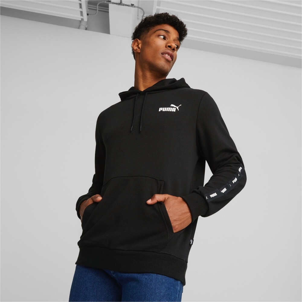 Puma Men's Black Pullover Hoodie